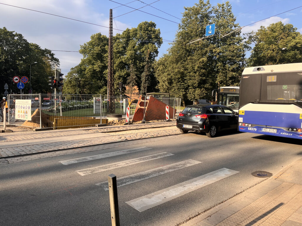 5. tramvaju maršruta pārbūve posmā no Kalnciema ielas līdz Jūrmalas gatvei (Slokas iela) - Kelias - statybų nuotraukos