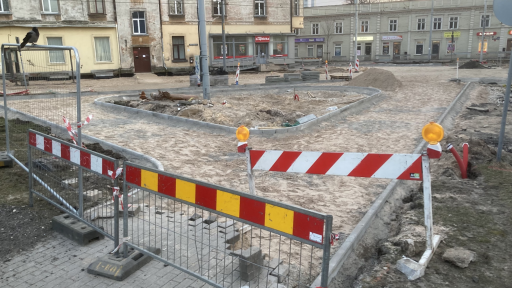 Augusta Deglava ielas, Avotu ielas, Lienes ielas un Jāņa Asara ielas krustojuma pārbūve (Augusta Deglava iela) - Ceļš - būvdarbu attēli