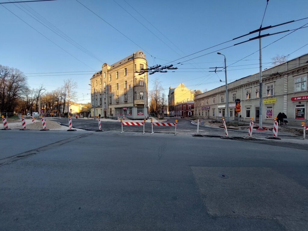 Augusta Deglava ielas, Avotu ielas, Lienes ielas un Jāņa Asara ielas krustojuma pārbūve (Augusta Deglava iela) - Ceļš - būvdarbu attēli