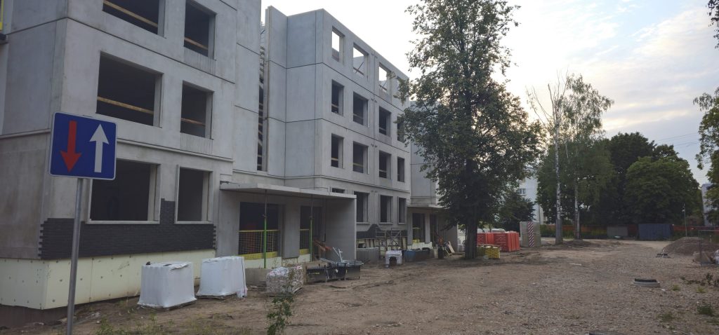 Mārpagalmi III (Zemaišu iela 7) - Daugiabutis - statybų nuotraukos