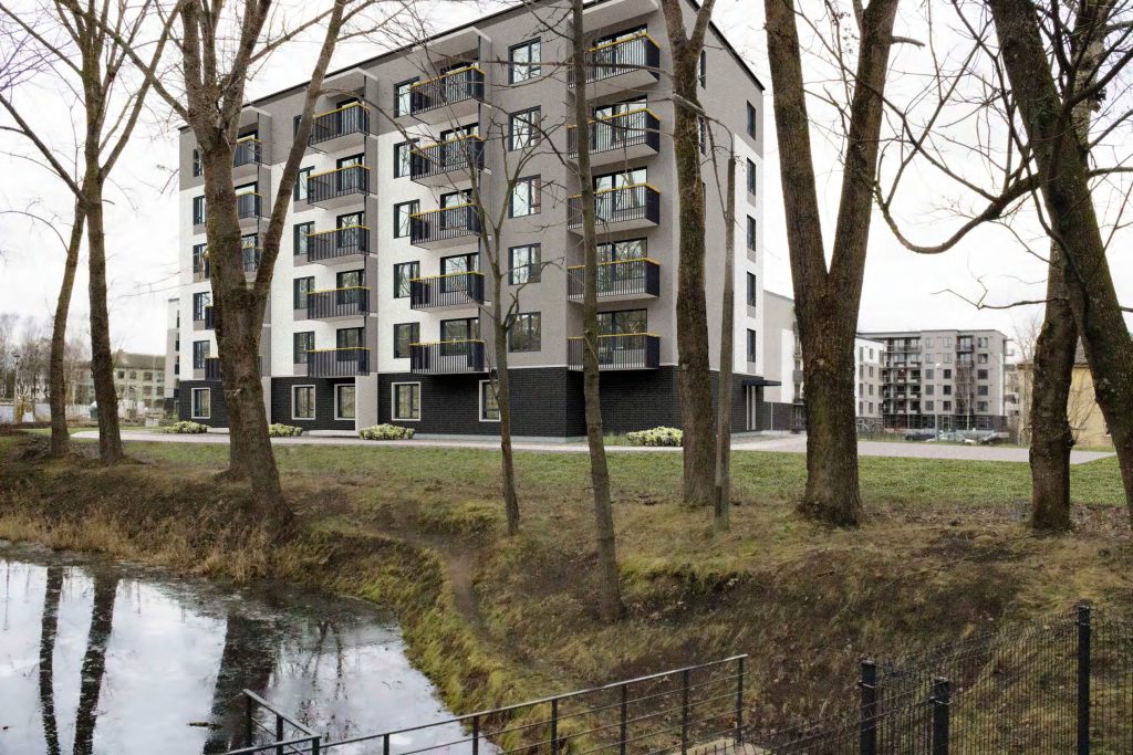 Mārpagalmi VI (Gardenes iela 6A) - Daugiabutis - vizualizacija