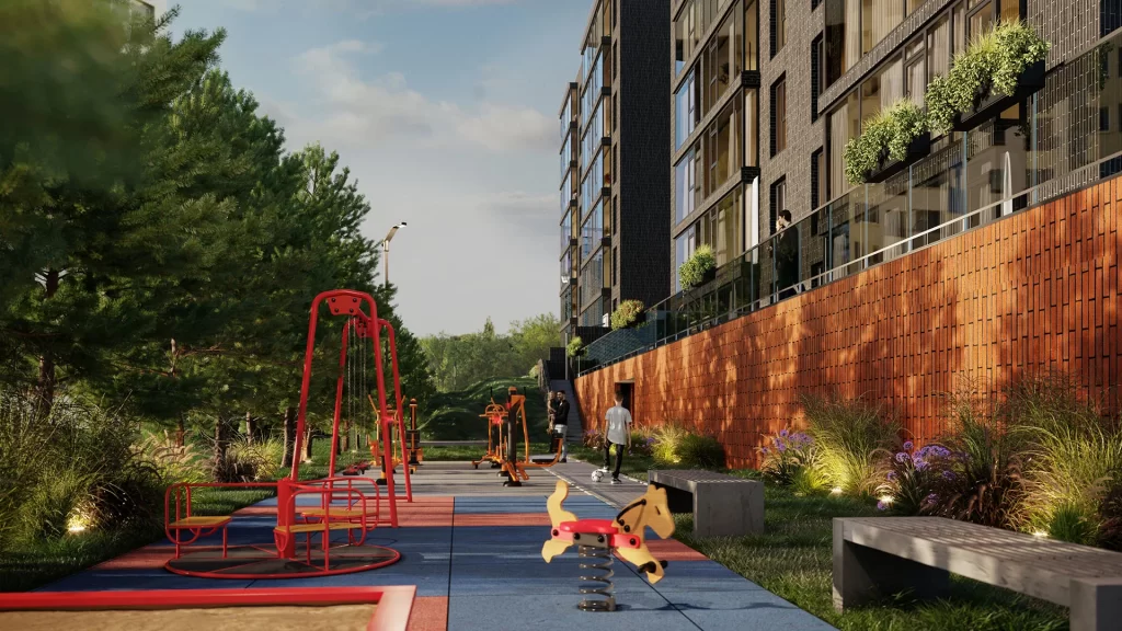 Krėvės 80 1 etapas (V. Krėvės pr. 80B) - Multi apartment - visualization