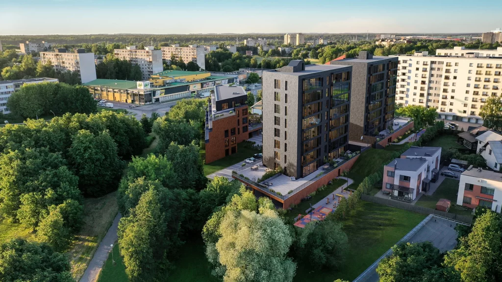 Krėvės 80 1 etapas (V. Krėvės pr. 80B) - Multi apartment - visualization