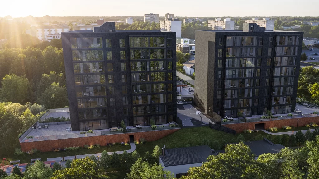 Krėvės 80 1 etapas (V. Krėvės pr. 80B) - Multi apartment - visualization