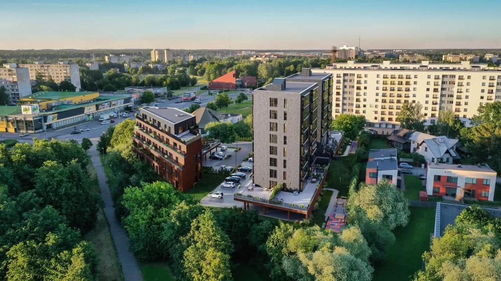 Krėvės 80 1 etapas (V. Krėvės pr. 80B) - Multi apartment - visualization