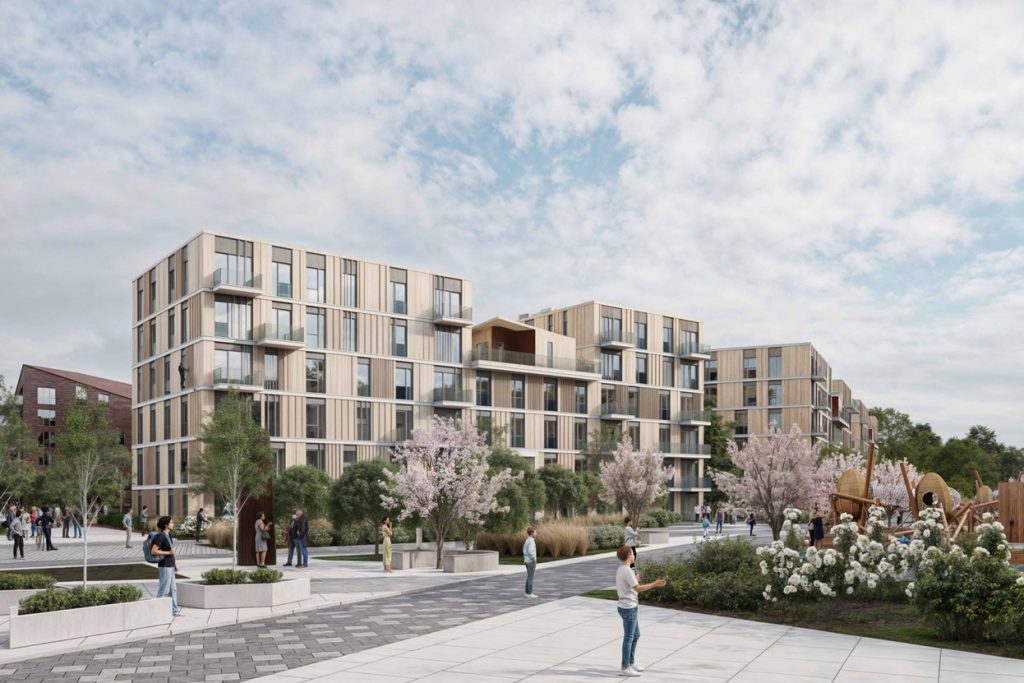 Hipodroomi kvartal (Merimetsa tee 10/1, 10/2, 10/3, 12/1, 12/2) (Merimetsa tee 10/1, 10/2, 10/3, 12/1, 12/2) - Multi apartment, Other commercial - visualization