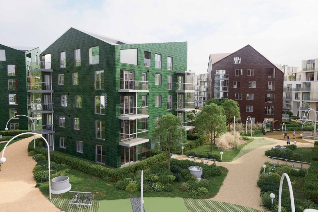 Hipodroomi kvartal (Merimetsa tee 10/1, 10/2, 10/3, 12/1, 12/2) (Merimetsa tee 10/1, 10/2, 10/3, 12/1, 12/2) - Multi apartment, Other commercial - visualization