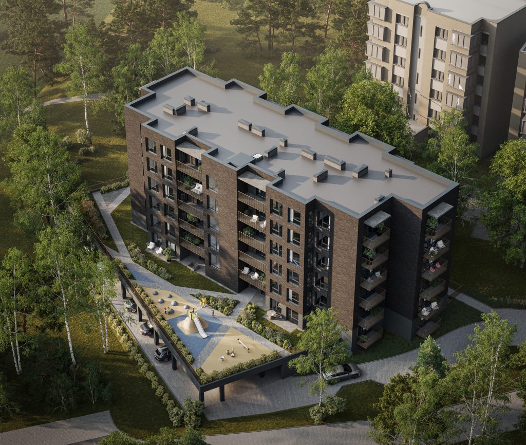 Savanorių 214 (Savanorių pr. 214) - Daudzdzīvokļu nams - vizualizācija