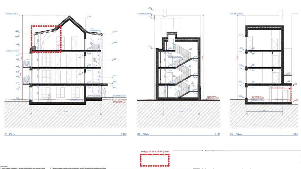 Sodų g. 23 (Sodų g. 23) - Daudzdzīvokļu nams - vizualizācija
