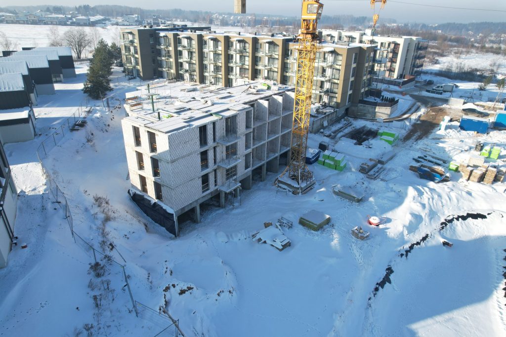 Myliu Antakalnį (Kalno g. 97) - Korterelamu - ehituse fotod