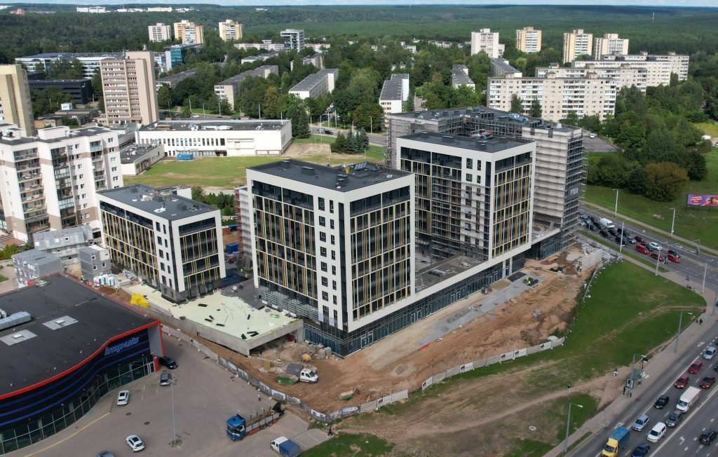 P70 gyvenimui (Žirmūnų g. 70D) - Multi apartment - construction photos