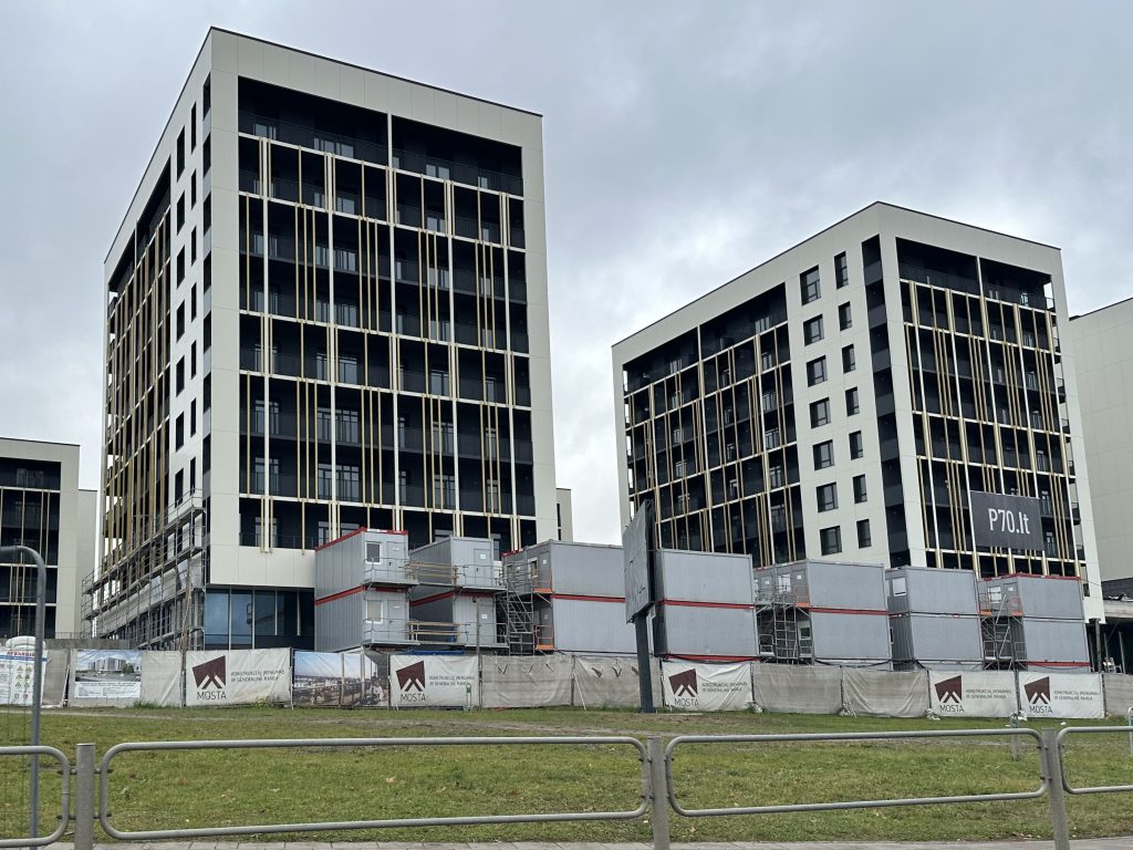 P70 gyvenimui (Žirmūnų g. 70D) - Multi apartment - construction photos