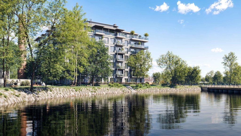 Klīversalas kvartāls - Blue Marine (Trijādības iela 1A) - Multi apartment - visualization