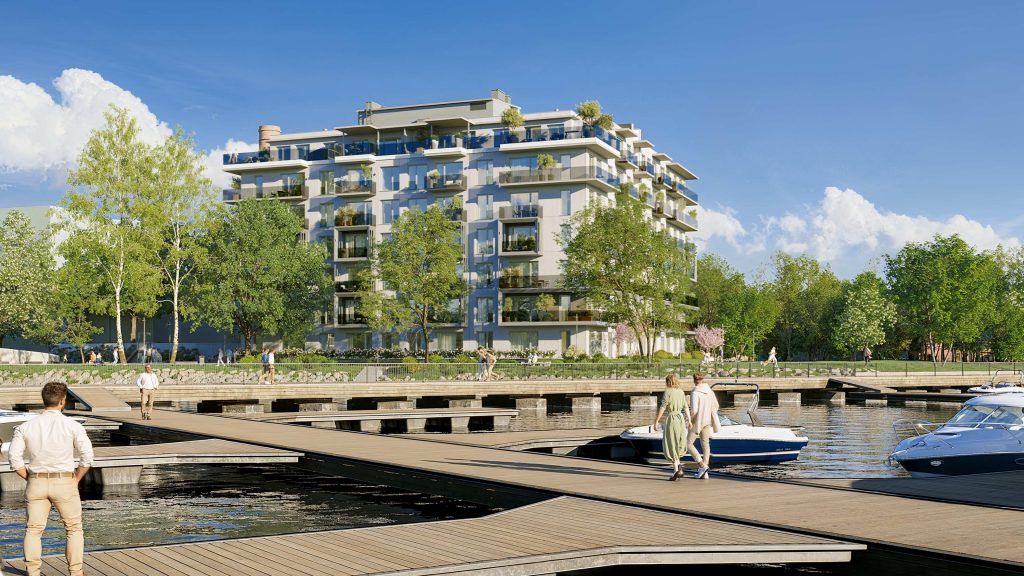 Klīversalas kvartāls - Blue Marine (Trijādības iela 1A) - Multi apartment - visualization