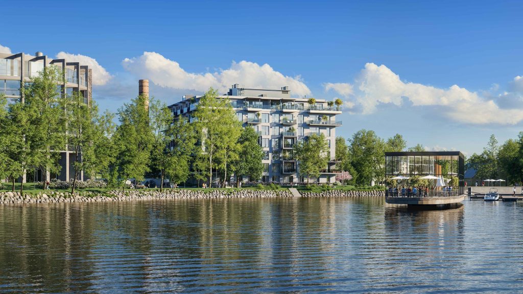 Klīversalas kvartāls - Blue Marine (Trijādības iela 1A) - Multi apartment - visualization