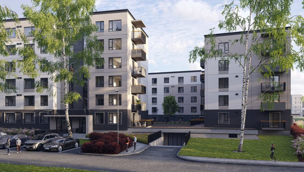 Mārpagalmi II (Zemaišu iela 15) - Daudzdzīvokļu nams - vizualizācija