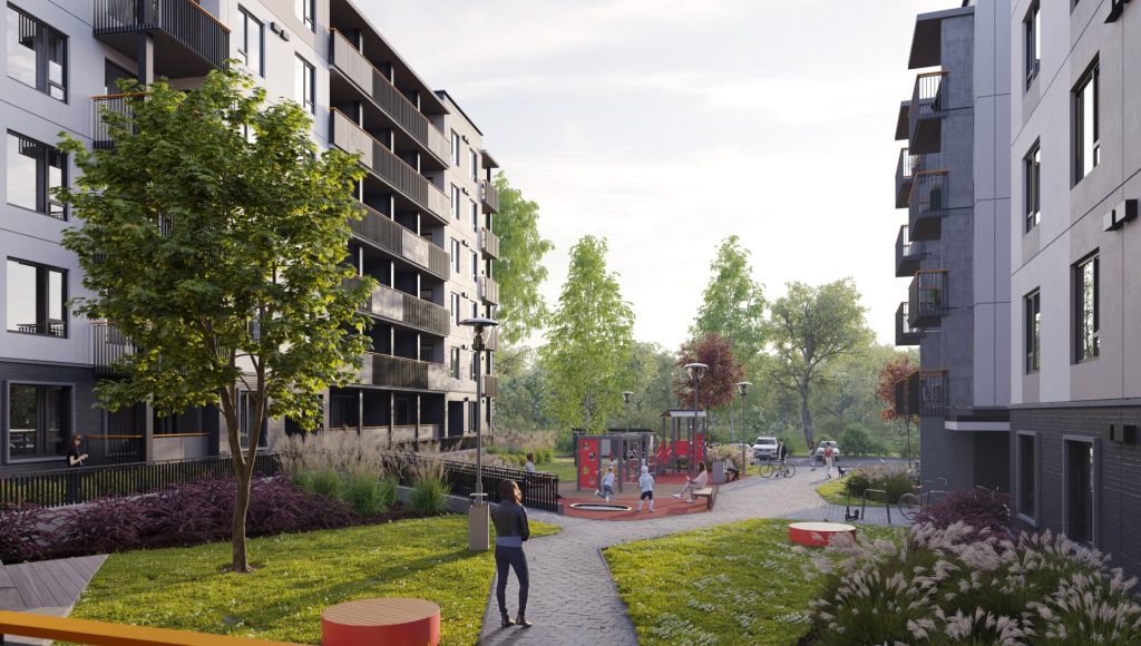 Mārpagalmi II (Zemaišu iela 15) - Daudzdzīvokļu nams - vizualizācija