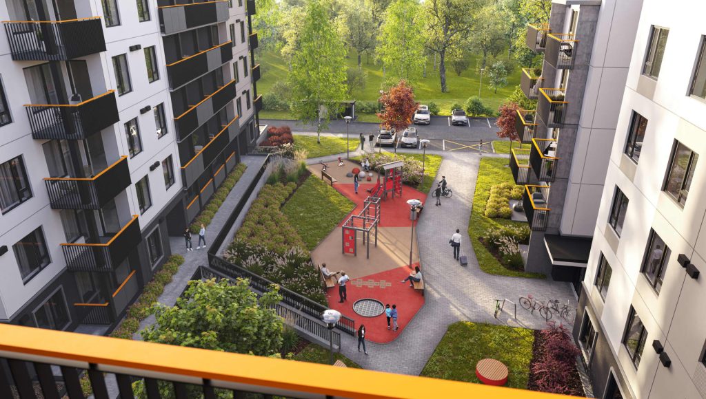 Mārpagalmi II (Zemaišu iela 15) - Daudzdzīvokļu nams - vizualizācija