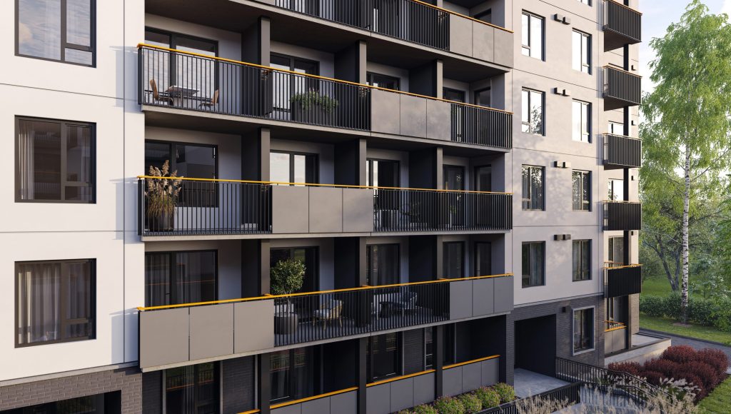 Mārpagalmi II (Zemaišu iela 15) - Daudzdzīvokļu nams - vizualizācija