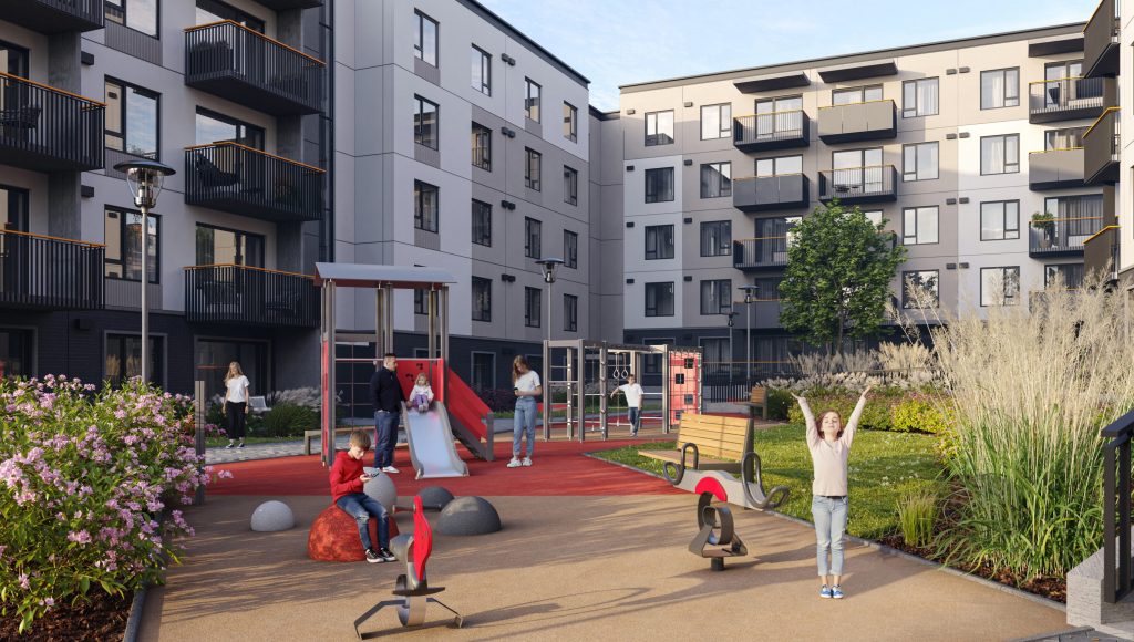 Mārpagalmi II (Zemaišu iela 15) - Daudzdzīvokļu nams - vizualizācija