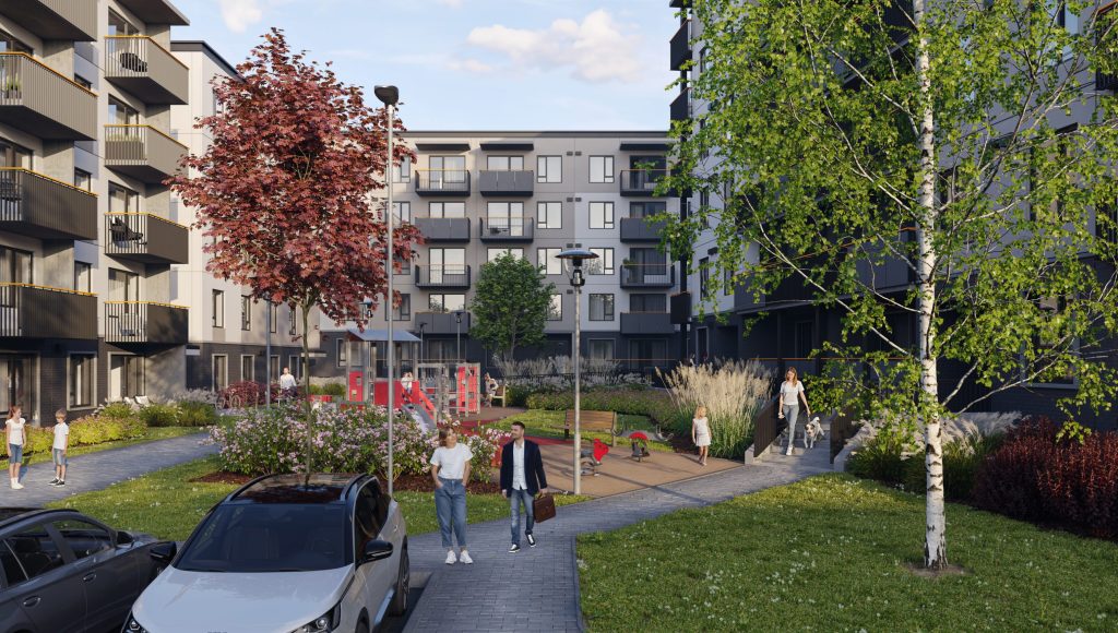 Mārpagalmi II (Zemaišu iela 15) - Daudzdzīvokļu nams - vizualizācija