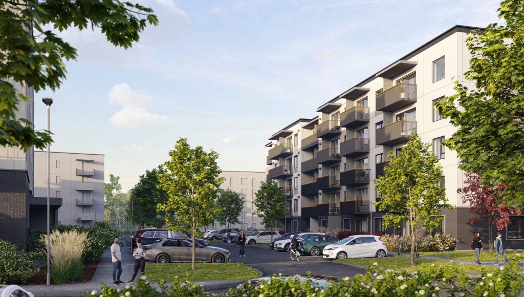 Mārpagalmi II (Zemaišu iela 15) - Daudzdzīvokļu nams - vizualizācija