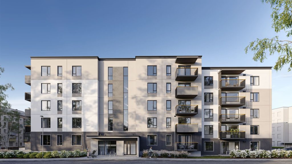 Mārpagalmi III (Zemaišu iela 7) - Daugiabutis - vizualizacija