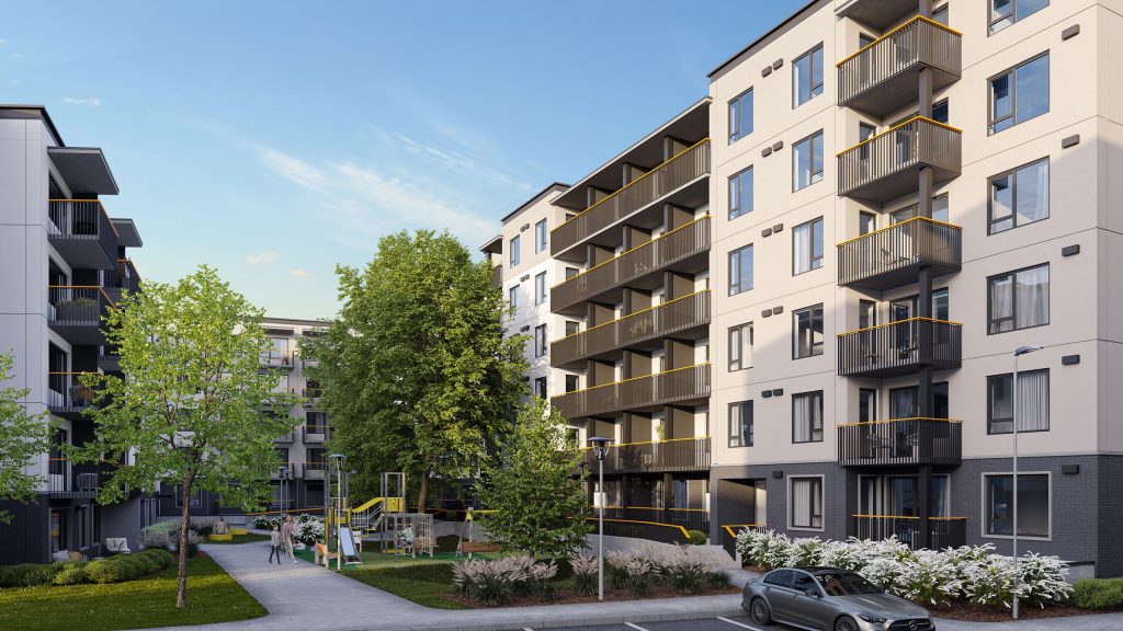 Mārpagalmi III (Zemaišu iela 7) - Daugiabutis - vizualizacija