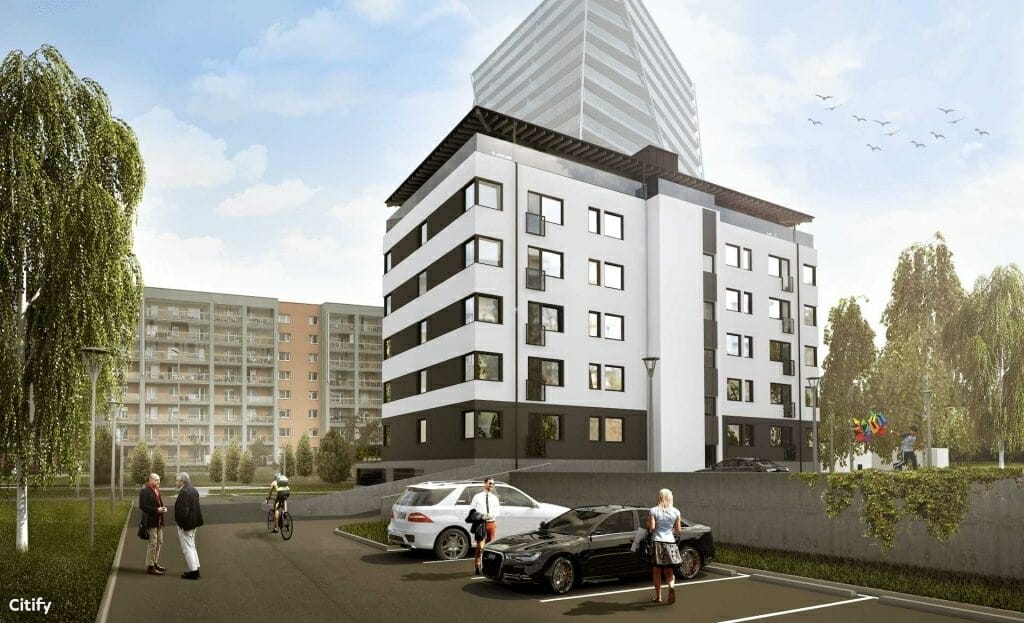 Ąžuolų namai (Verkių g. 48) - Multi apartment - visualization