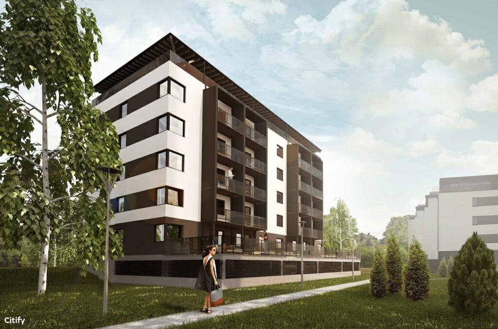 Ąžuolų namai (Verkių g. 48) - Multi apartment - visualization