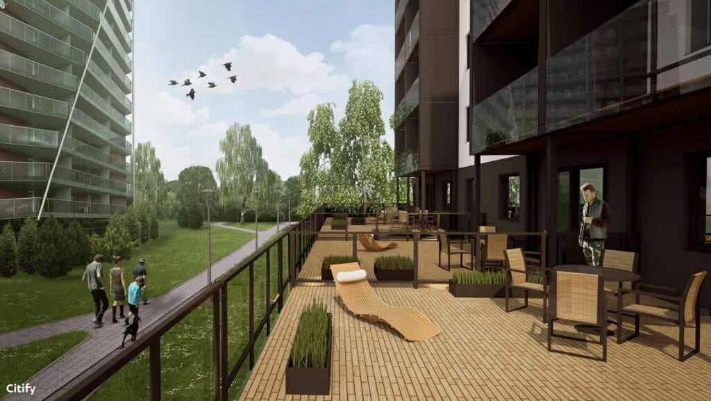 Ąžuolų namai (Verkių g. 48) - Multi apartment - visualization