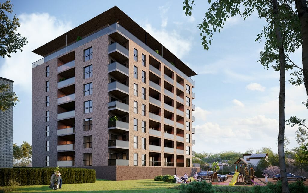 Du žaibai (Žaibo g. 14A) - Multi apartment - visualization