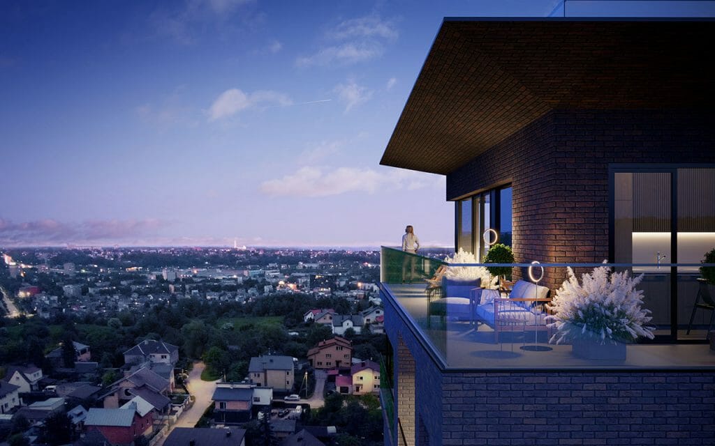 Du žaibai (Žaibo g. 14A) - Multi apartment - visualization