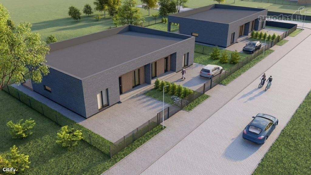 Gindulių g. 16 (Gindulių g. 16) - Rindu mājas - vizualizācija