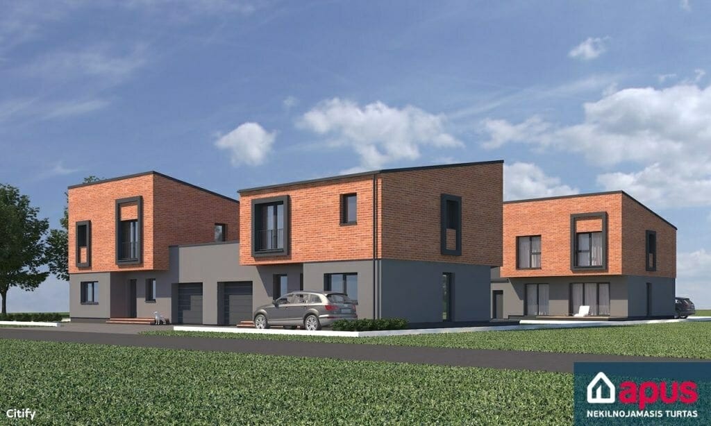 Kalnėnų dvibučiai (Savičiūnų g. 33F, 33G, 33H, Albanų g. 44, 46, 48, 50, 52) - Row housing - visualization