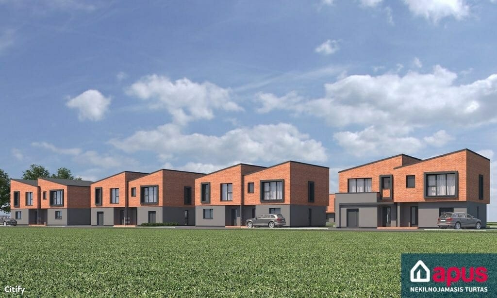 Kalnėnų dvibučiai (Savičiūnų g. 33F, 33G, 33H, Albanų g. 44, 46, 48, 50, 52) - Row housing - visualization