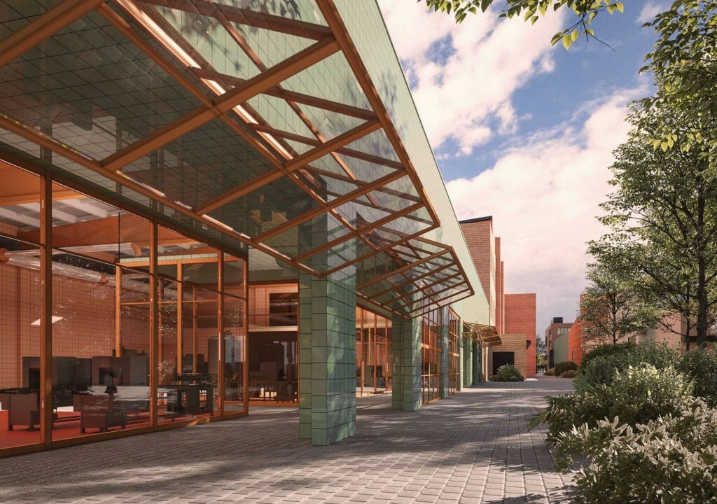 Kosmētikas ražotne "Dzintars" (Mālu iela 30) - Office center - visualization