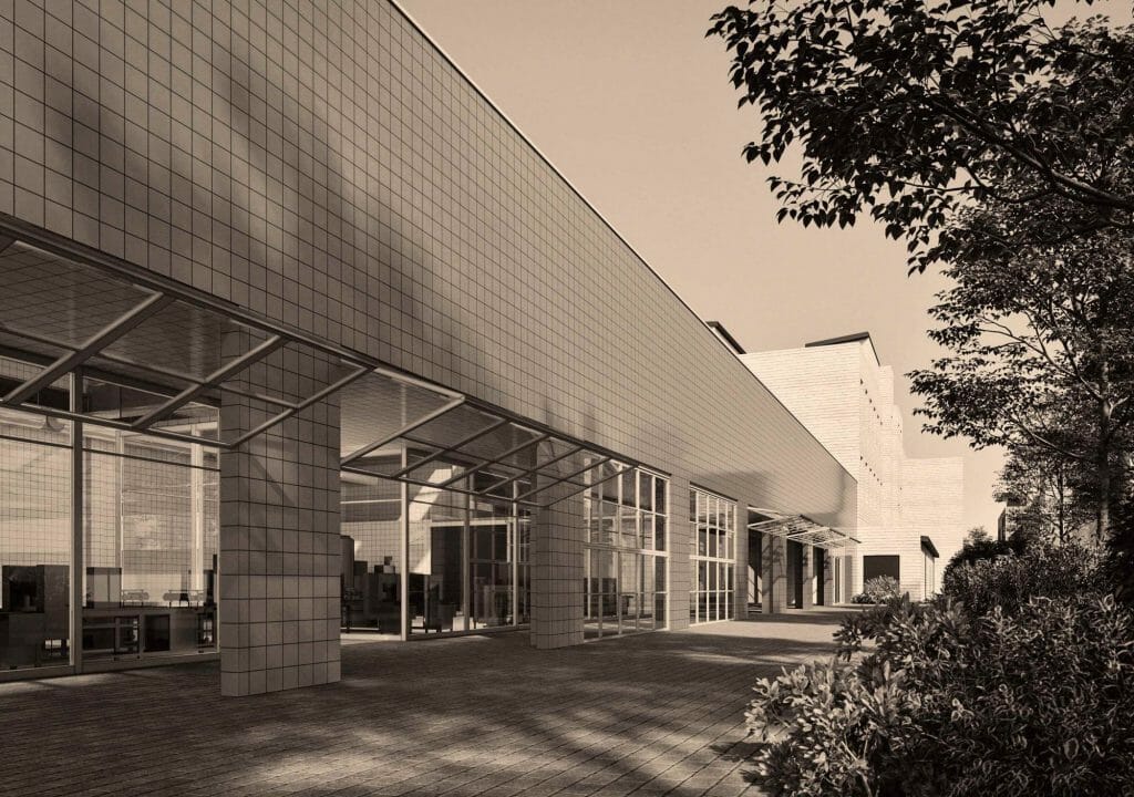 Kosmētikas ražotne "Dzintars" (Mālu iela 30) - Office center - visualization