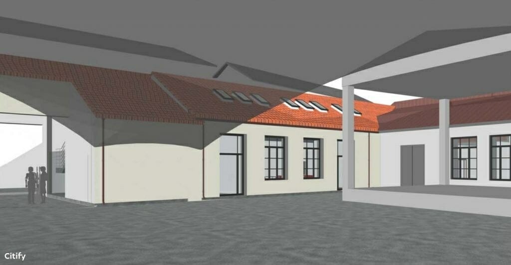 Menų spaustuvė Maironio g. 1 (Maironio g. 1) - Cultural center - visualization