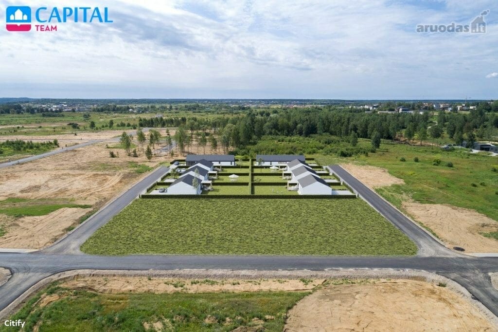 Miško panoramos (Grendavės g. 72, 74, 76, 86, 88, 90) - Privačių namų kvartalas - vizualizacija