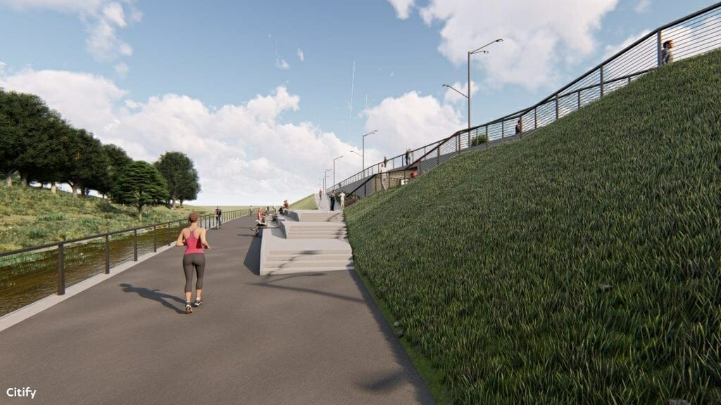 Pėsčiųjų tunelio po Karaliaus Mindaugo pr. rekonstrukcija (Karaliaus Mindaugo pr.) - Pedestrian path - visualization