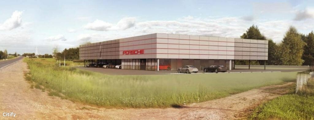 Porsche Savanorių pr. 408 (Savanorių pr. 408) - Shopping center - visualization