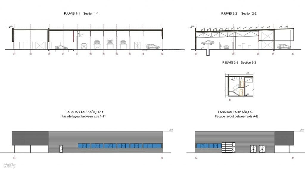 Porsche Savanorių pr. 408 (Savanorių pr. 408) - Shopping center - visualization