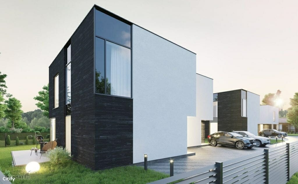 Rokantiškių namai (Rokantiškių g. 4E) - Row housing - visualization