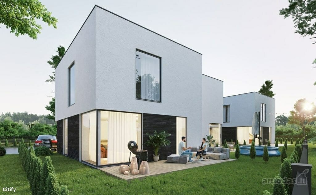 Rokantiškių namai (Rokantiškių g. 4E) - Row housing - visualization