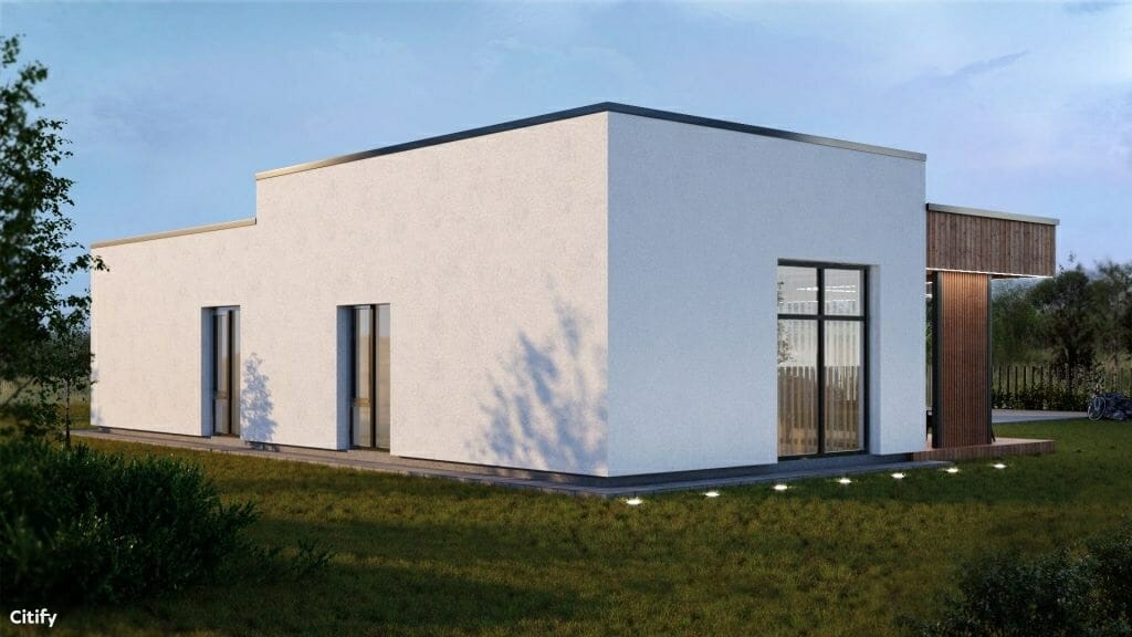 Šventapilis (Šventapilės g. 2, 4, 6, 8, 10, 12, 14, 16, 18, 20, 22, 24, 26, 28, 30, 32, 34, 36, 38, 40, 42, 44, 46, 48) - Private house community - visualization