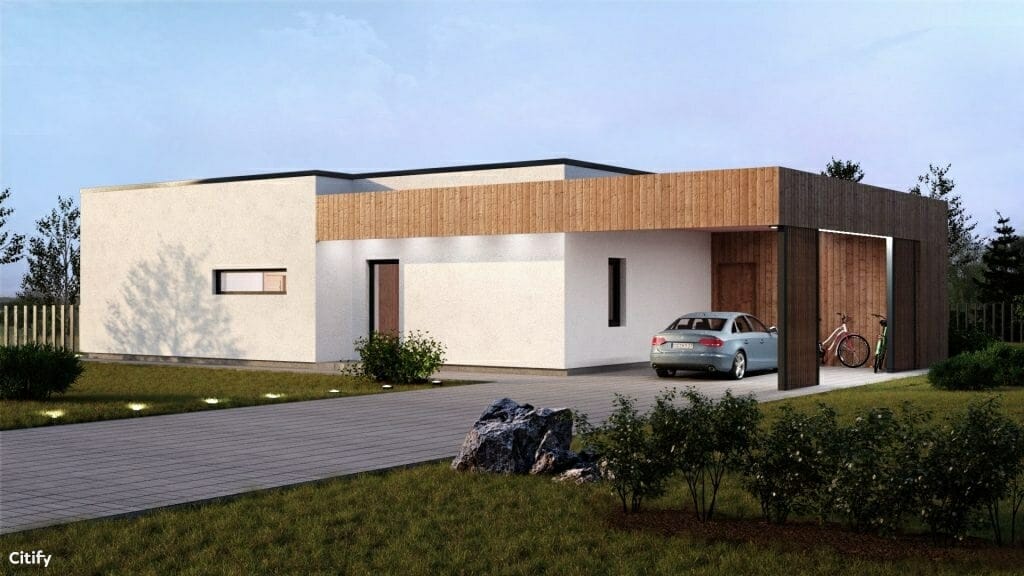 Šventapilis (Šventapilės g. 2, 4, 6, 8, 10, 12, 14, 16, 18, 20, 22, 24, 26, 28, 30, 32, 34, 36, 38, 40, 42, 44, 46, 48) - Private house community - visualization