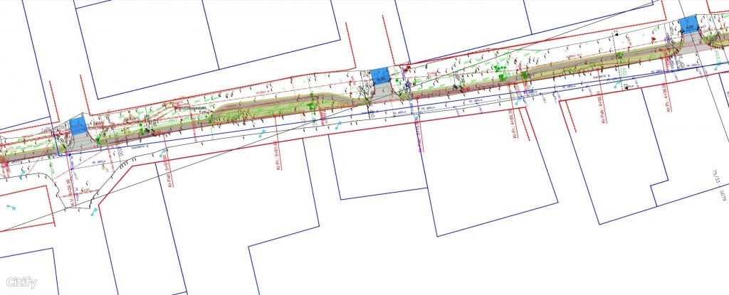 Vandenio g. šaligatvis (Vandenio g.) - Pėsčiųjų takas - vizualizacija
