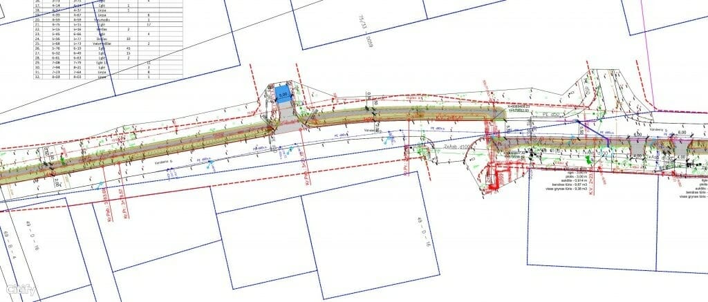 Vandenio g. šaligatvis (Vandenio g.) - Pėsčiųjų takas - vizualizacija
