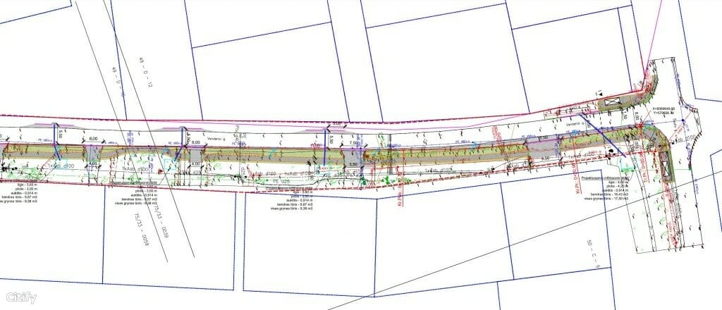 Vandenio g. šaligatvis (Vandenio g.) - Pėsčiųjų takas - vizualizacija